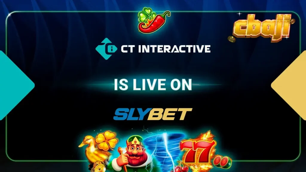 CT Interactive স্লট গেমের একটি উজ্জ্বল এবং রঙিন গ্রাফিক্স প্রদর্শন